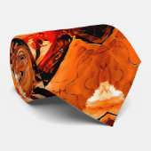 Handgefertigte Kunst digital Krawatte (Gerollt)