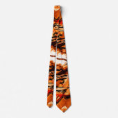 Handgefertigte Kunst digital Krawatte (Rückseite)