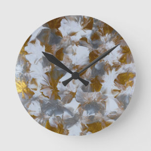 handgefertigte Kunstwerke Runde Wanduhr