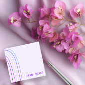 Handgefertigte Kurven CUSTOM Monogramm Personalisi Post-it Klebezettel