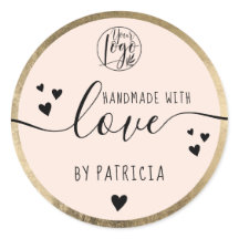 Handgefertigte Liebe Drehbuch schwarze Logoherzen