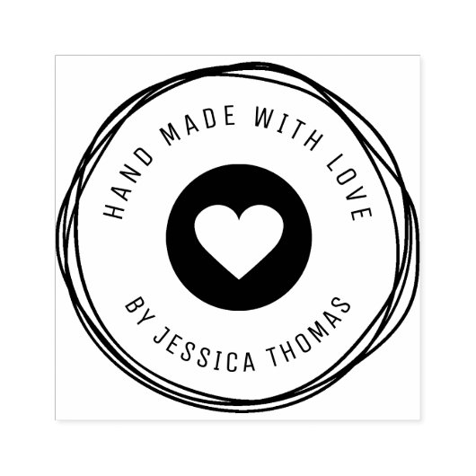 Handgefertigte Liebe Gummi Briefmarke Gummistempel (Prägung)