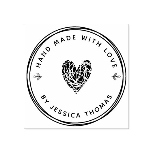 Handgefertigte Liebe Gummi Briefmarke Gummistempel (Prägung)