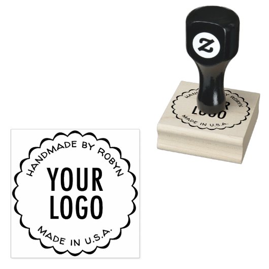 Handgefertigte Logos aus Gummi-Briefmarke skaliert Gummistempel (Stempel)
