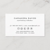 Handgefertigte Nadel und Thread | Seamstress oder Visitenkarte (Rückseite)