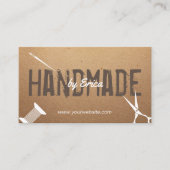 Handgefertigte Nähhandwerke Vintage Pappe Visitenkarte (Vorderseite)