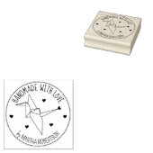 Handgefertigte niedliche Origami-Handys mit Liebe, Gummistempel (Stempel)