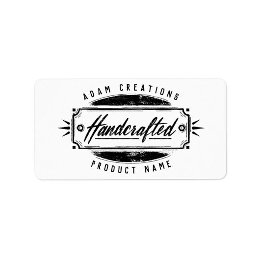 Handgefertigte Personalisierte Label-Aufkleber Adressaufkleber (Vorne)