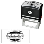 Handgefertigte Personalisierte Label-Briefmarke Permastempel (Beispiel)