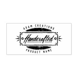 Handgefertigte Personalisierte Label-Briefmarke Permastempel