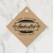 Handgefertigte Personalisierte Label Hang Tag (Vorderseite)