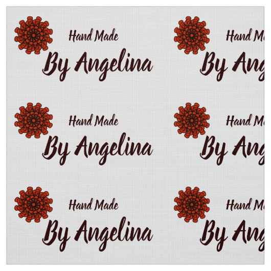 Handgefertigte personalisierte Nähetiketten Stoff (Muster)