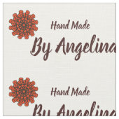 Handgefertigte personalisierte Nähetiketten Stoff (Nahaufnahme)