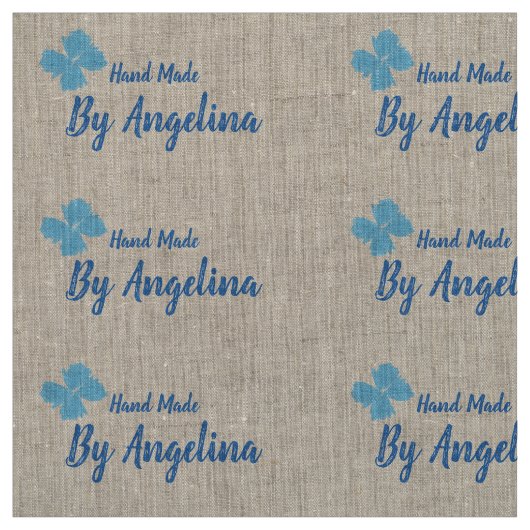 Handgefertigte personalisierte Nähmarken Stoff (Muster)