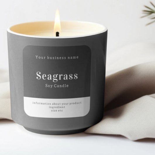 Handgefertigte Personalisierte Produktinformatione Quadratischer Aufkleber