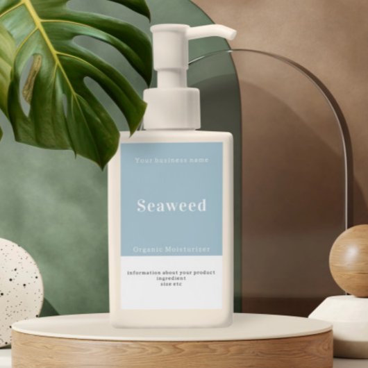 Handgefertigte Personalisierte Produktinformatione Rechteckiger Aufkleber