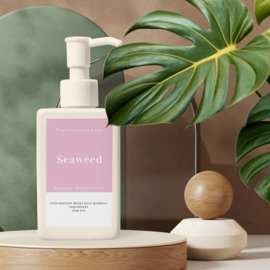 Handgefertigte Personalisierte Produktinformatione Rechteckiger Aufkleber