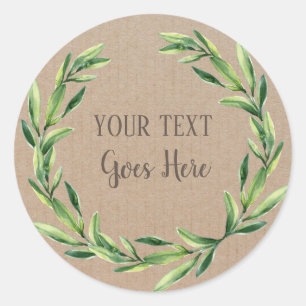 Handgefertigte Produkte Vintage Blumenkästen Runder Aufkleber