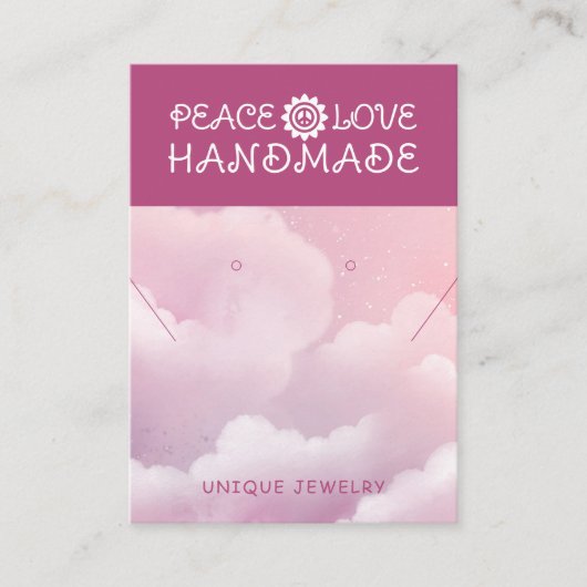 Handgefertigte QR-Code-Schmuckkarten für Unternehm Telefonnummerkarte (Vorderseite)