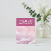 Handgefertigte QR-Code-Schmuckkarten für Unternehm Telefonnummerkarte (Stehend Vorderseite)