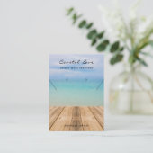 Handgefertigte QR-Code-Schmuckkarten für Unternehm Telefonnummerkarte (Stehend Vorderseite)