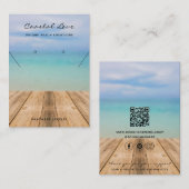 Handgefertigte QR-Code-Schmuckkarten für Unternehm Telefonnummerkarte (Vorne/Hinten)