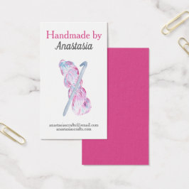 Handgefertigte rosa Crochet Craft