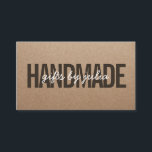 Handgefertigte rustikale, braune, Vintage, weiße S Visitenkarte<br><div class="desc">Handgefertigte rustikale,  braune,  Vintage,  weiße Schrift</div>