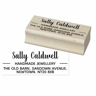 Handgefertigte Schmuck- oder Crafting-Briefmarke Gummistempel
