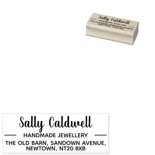 Handgefertigte Schmuck- oder Crafting-Briefmarke Gummistempel (Stempel)