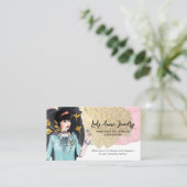 Handgefertigte Schmuck- und Bead-Designer Visitenkarte (Stehend Vorderseite)