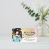 Handgefertigte Schmuck- und Bead-Designer Visitenkarte (Stehend Vorderseite)