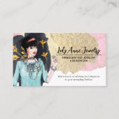 Handgefertigte Schmuck- und Bead-Designer Visitenkarte (Vorderseite)