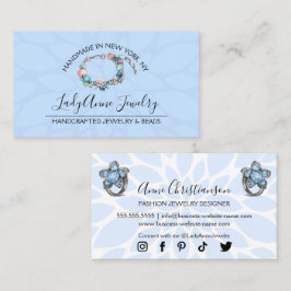 Handgefertigte Schmuck- und Bead-Designer Visitenkarte