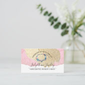 Handgefertigte Schmuck- und Bead-Designer Visitenkarte (Stehend Vorderseite)