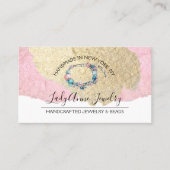 Handgefertigte Schmuck- und Bead-Designer Visitenkarte (Vorderseite)