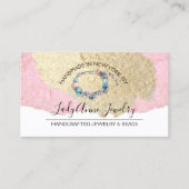 Handgefertigte Schmuck- und Bead-Designer Visitenkarte (Vorderseite)