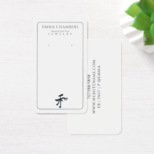 Handgefertigte Schmuckdesigner Drop Earring (Schreibtisch)