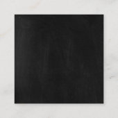 Handgefertigte Schmuckhalter-Display-Karte Quadratische Visitenkarte (Rückseite)