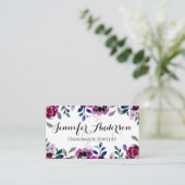 Handgefertigte Schmuckschmuck Wasserfarbenschrift, Visitenkarte (Stehend Vorderseite)