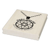 Handgefertigte Schmuckstücke, eigene Logo Gummistempel (Stempel)