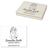 Handgefertigte Schmuckstücke, groß Gummistempel (Stempel)