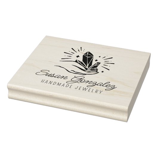 Handgefertigte Schmuckstücke, Großunternehmen Gummistempel (Stempel)