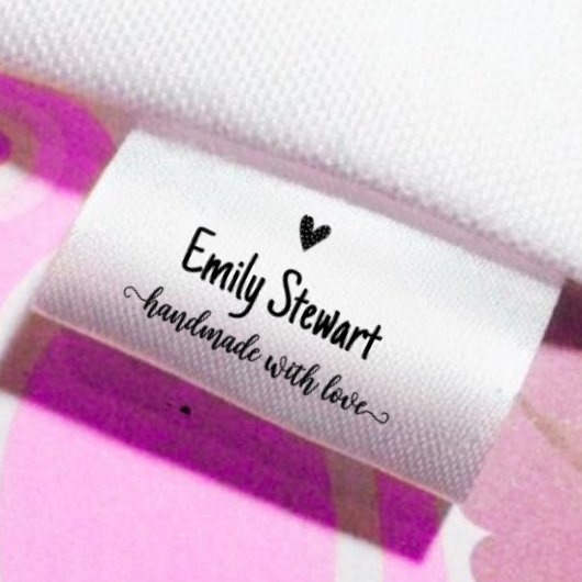 Handgefertigte Schriftzeichen mit Liebe-Bänder Satinband