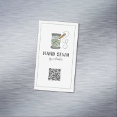 Handgefertigte Seeing QR-Code-Logo-Visitenkarte Magnetische Visitenkarte (Beispiel)