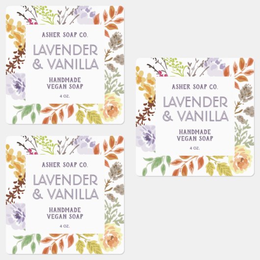 Handgefertigte Seifenkennzeichnung | Ihr Logo hier Etiketten (Gruppe)