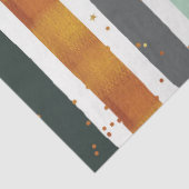 Handgefertigte Streifen und goldenes Glitzer Muste Seidenpapier (Detail)