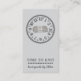 Handgefertigte Stricks Visitenkarte