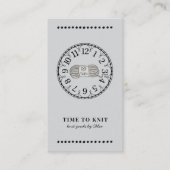 Handgefertigte Stricks Visitenkarte (Vorderseite)