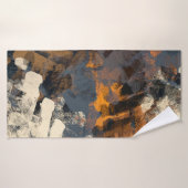 Handgefertigte surreale abstrakte Muster. Moderne  Badehandtuch (Badehandtuch)